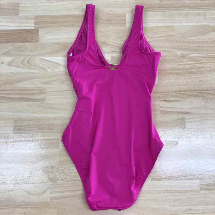 Lauren Ralph Lauren Ring Over the Shoulder Tummy Control One Piece Swimsuit - Fr