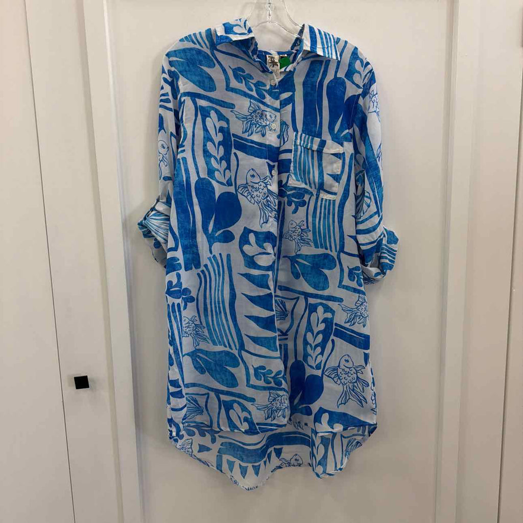 Violet Sky Size M Blue Preloved Coverup