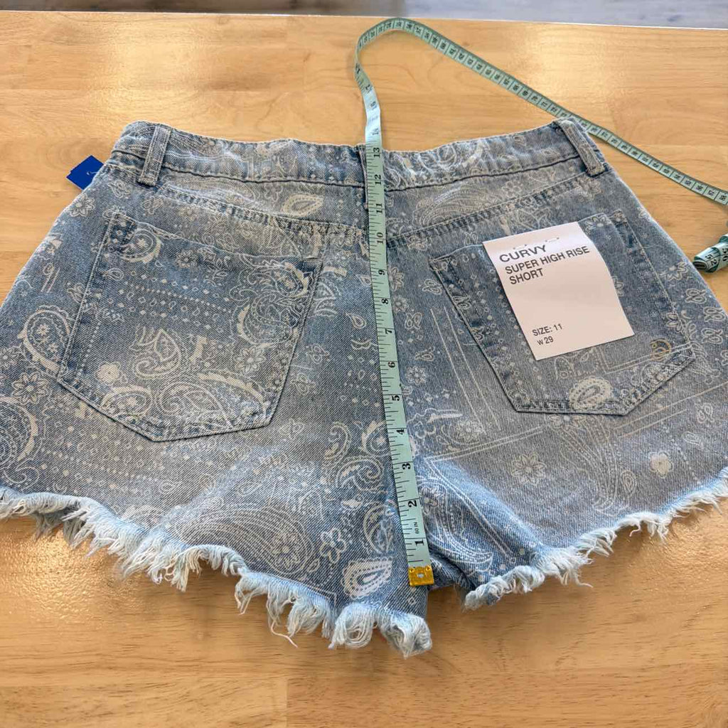 Indigo Rain Women Size 11 Blue New Shorts