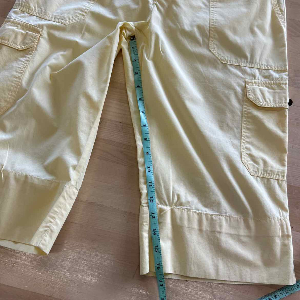 Chaps Size 10 Yellow Preloved Capris