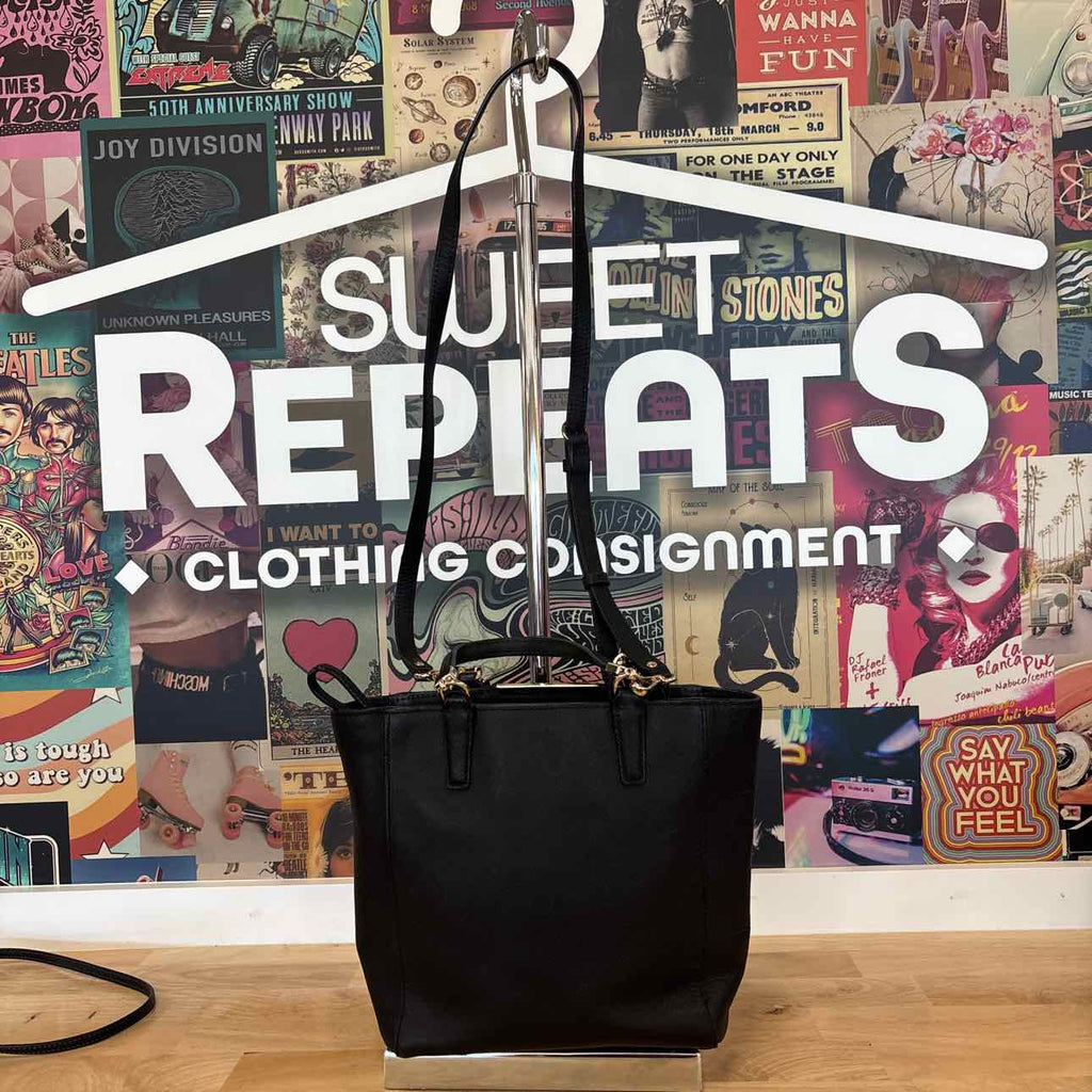 Coach Black Shoulder Bag Leather Purse