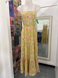 billabong Size XS Green Floral Riviera Romance Sundress NWT