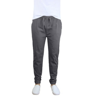 Galaxy Size M Basic Stretch Twill Joggers - Dark Grey