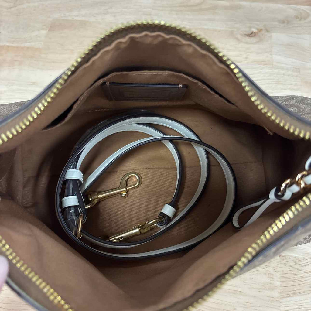 Coach Brown Leather Preloved Handbag