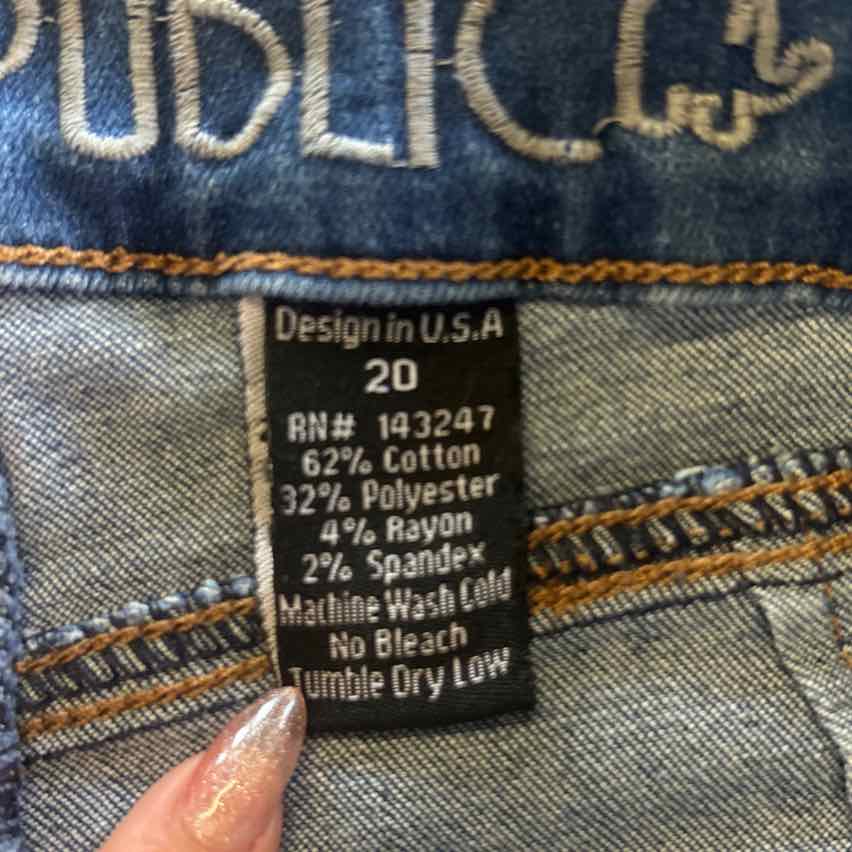 Blue Republic Size 20 Blue Preloved Jeans