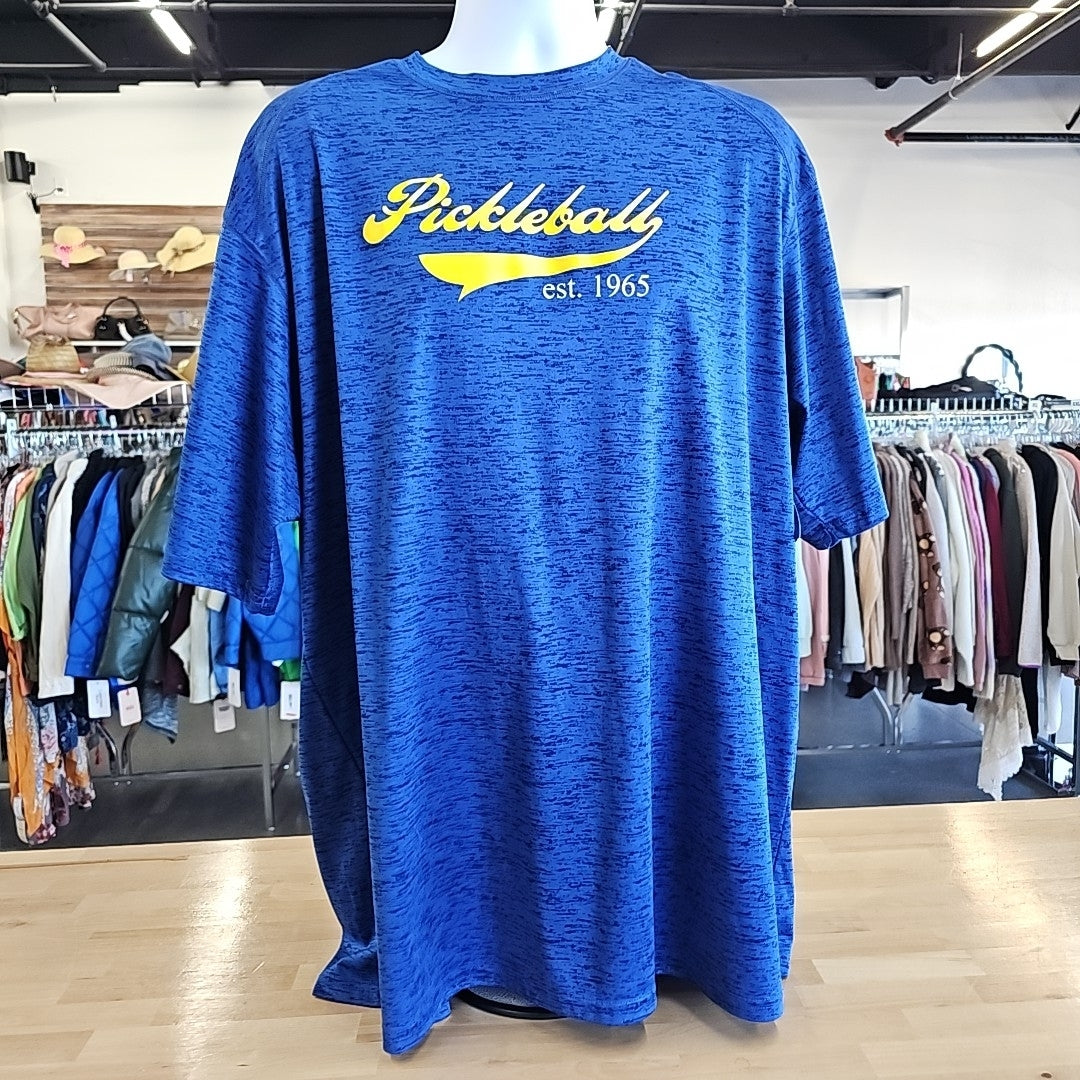 Badger Sprort Size 3XL Blue MENS T-shirt