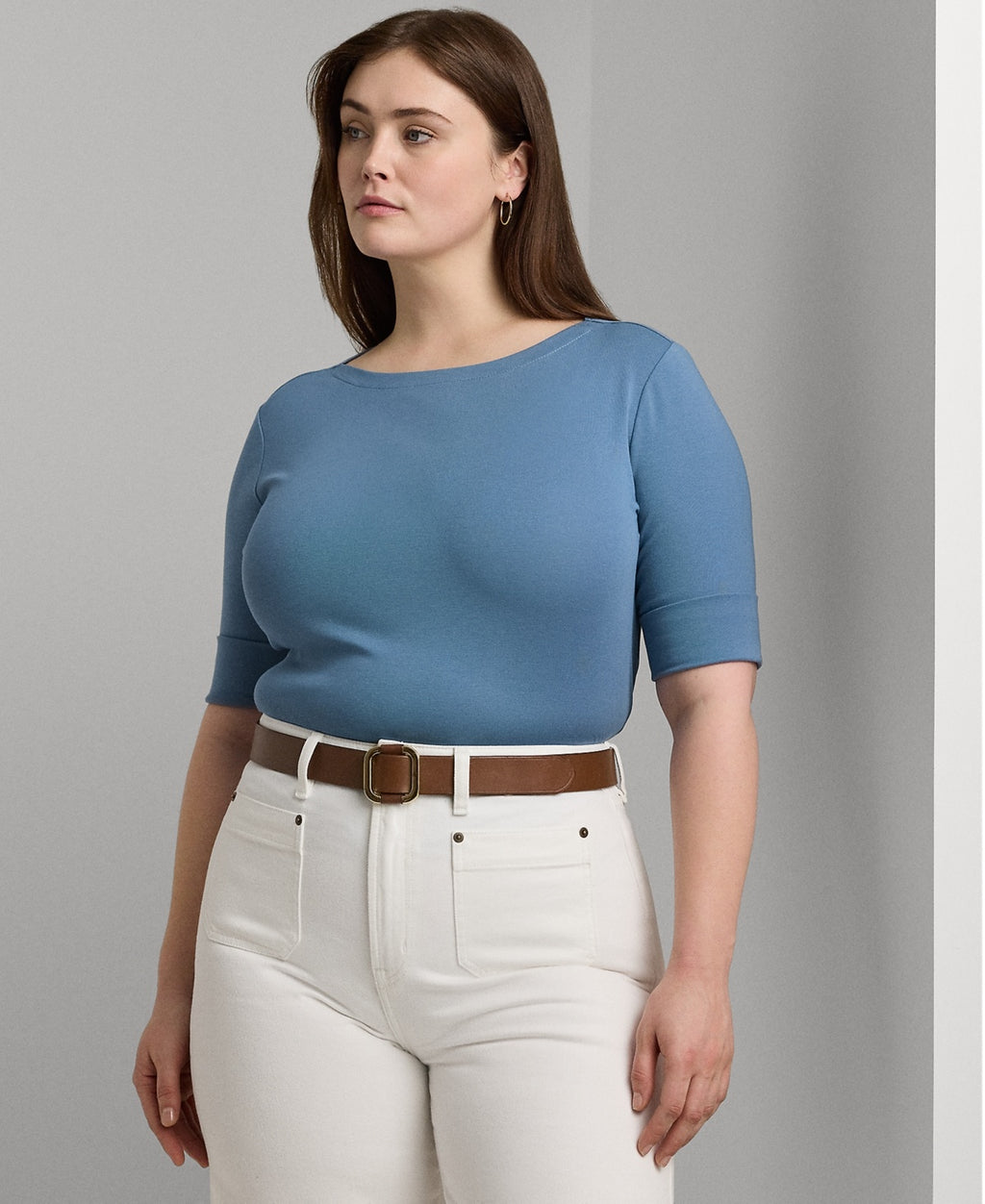 Ralph Lauren Size 3X Blue Blouse