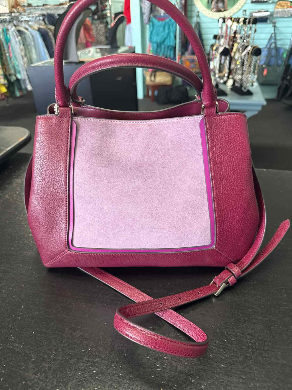 Kate Spade Maroon/Purple Handbag