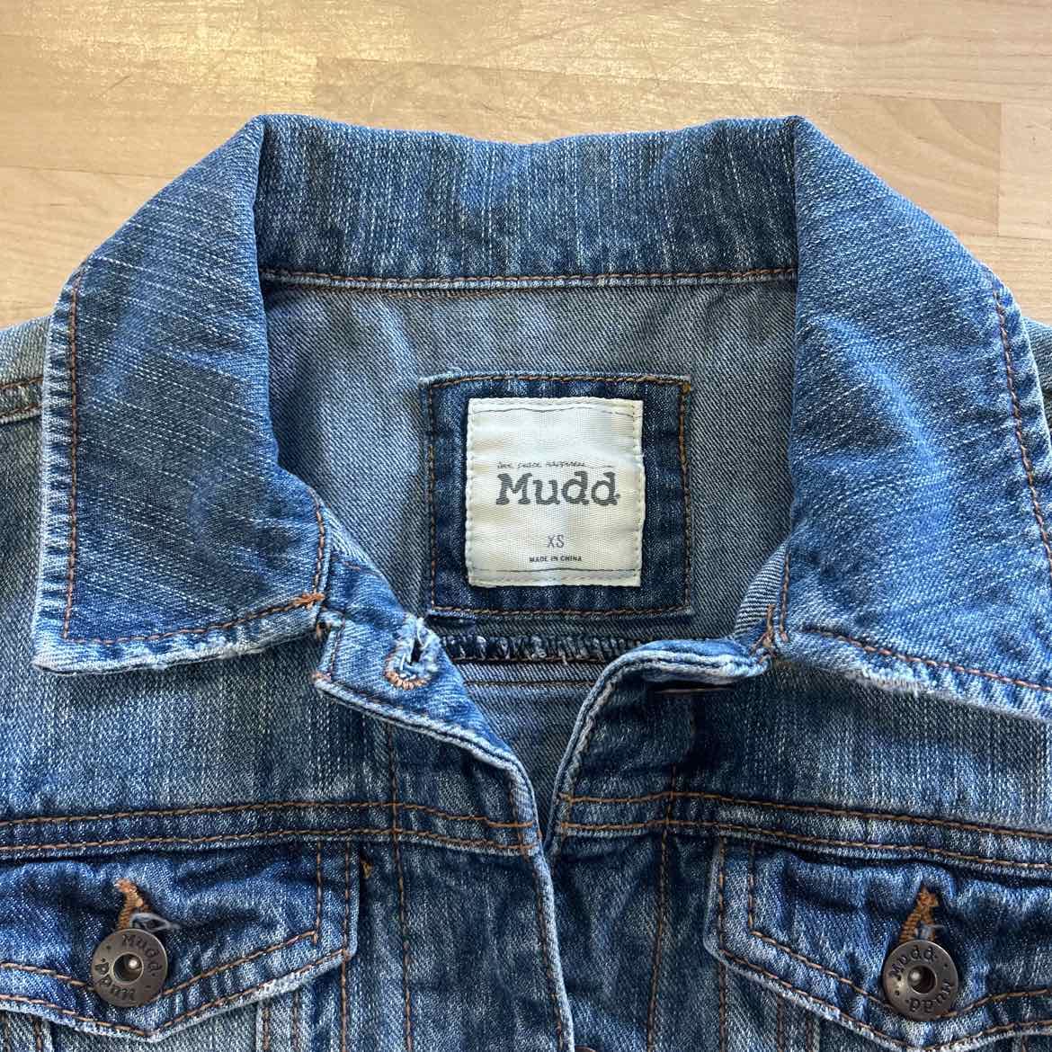Mudd Size XS Blue Denim Preloved Jacket