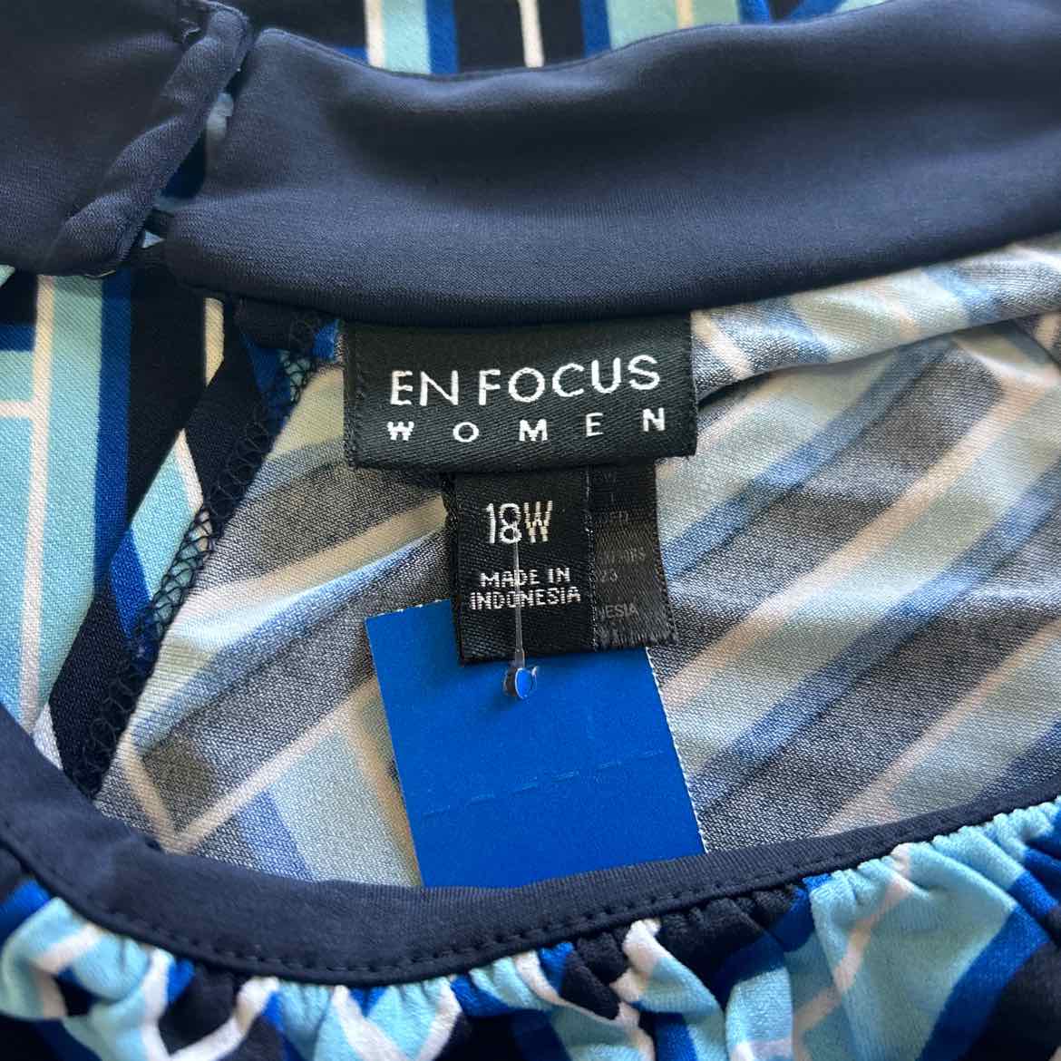 Enfocus Size 18 Blue Dress
