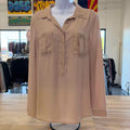 Loft Size M Tan Preloved Long Sleeve