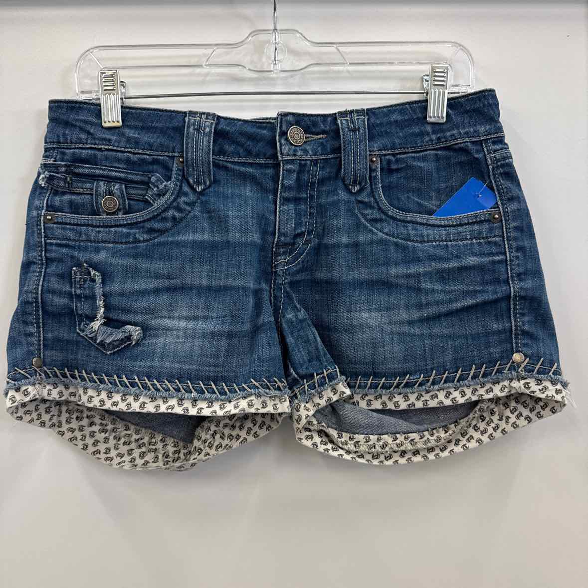Taverniti So Size 28 (6) Blue Denim Shorts