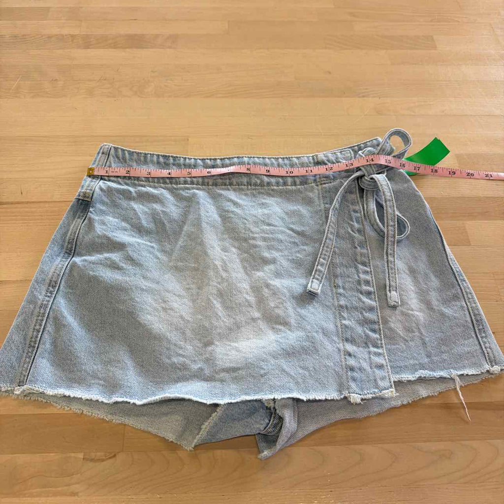 Altard State Women Size M Blue Denim Preloved Skorts