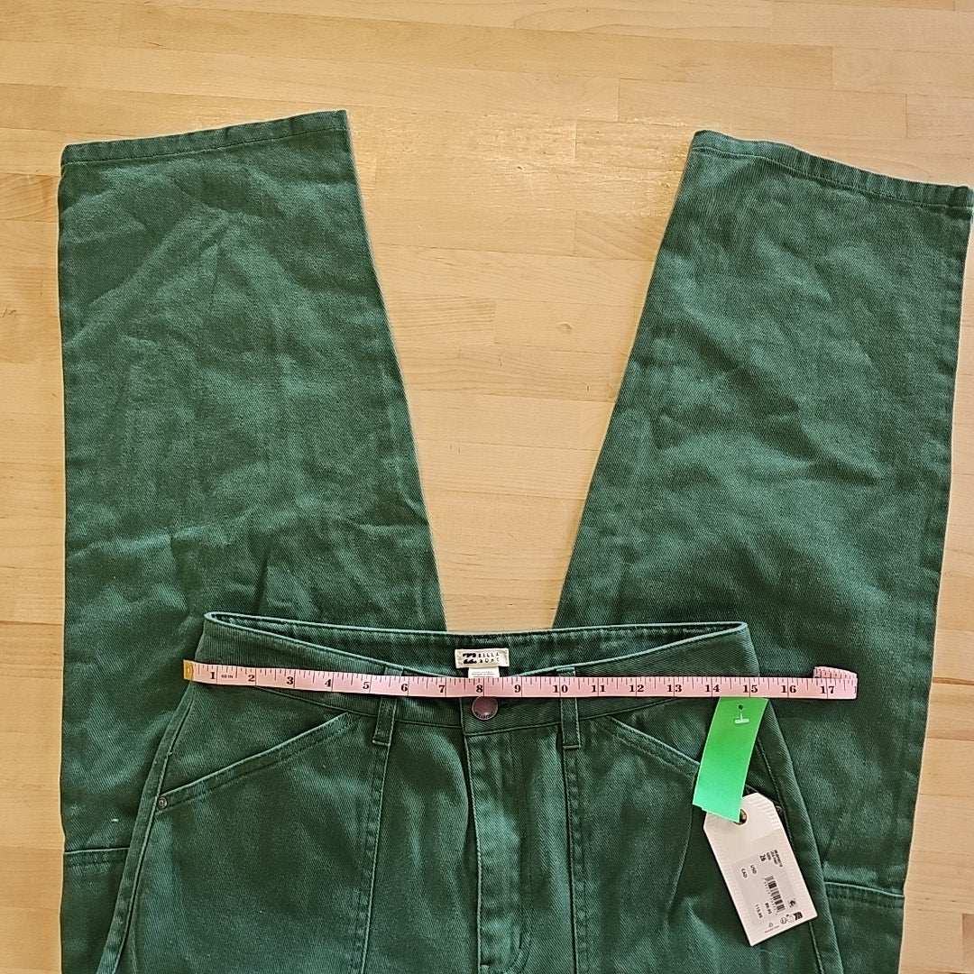 billabong Size 26 Green New Jeans