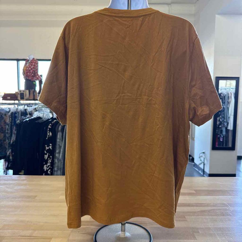 Lucky Brand Size XXL Tan T-shirt