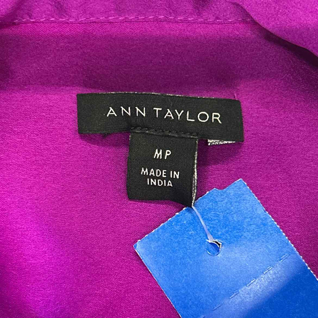 Ann Taylor Size PM Purple Preloved Sleeveless