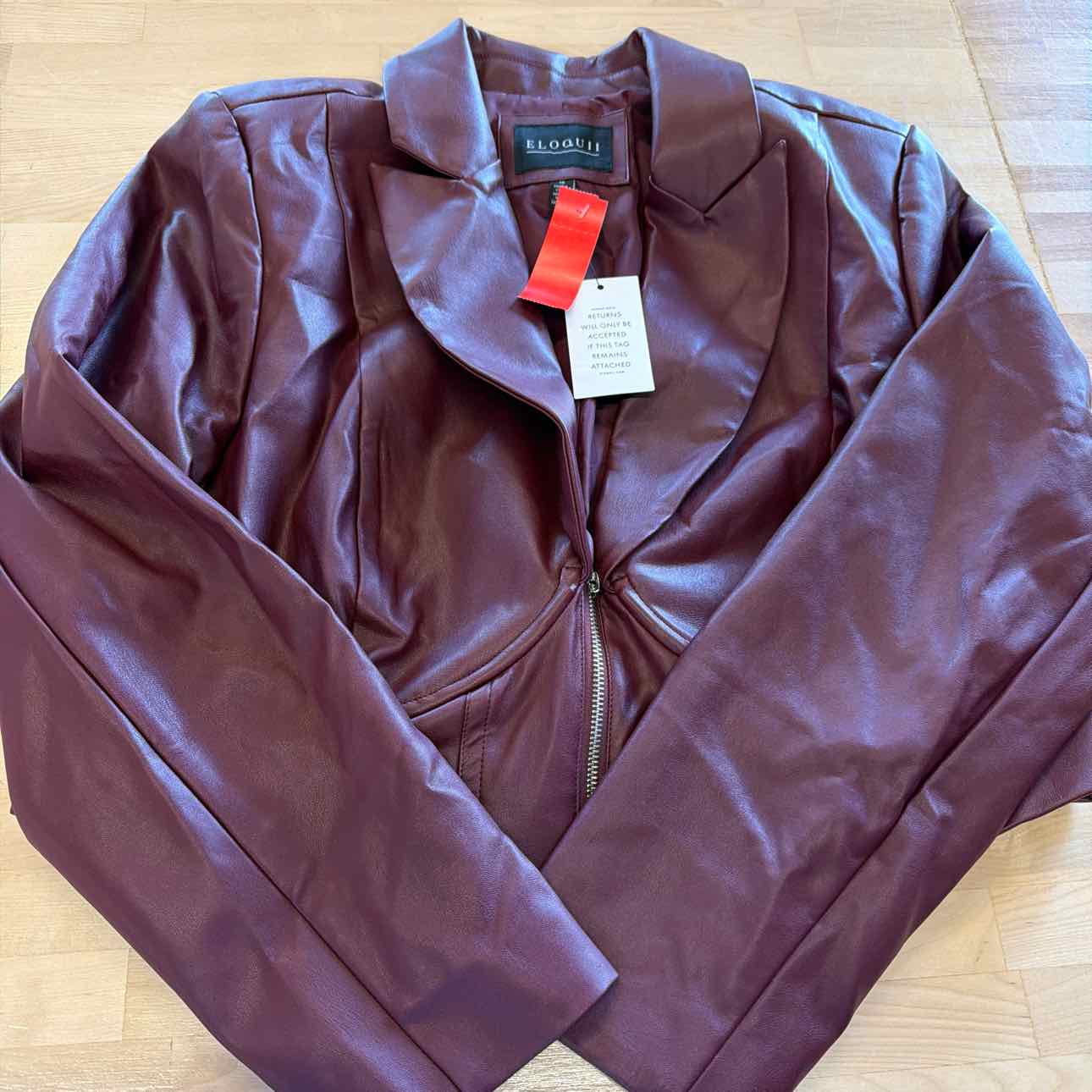 Eloquii Size 16 Maroon New Jacket