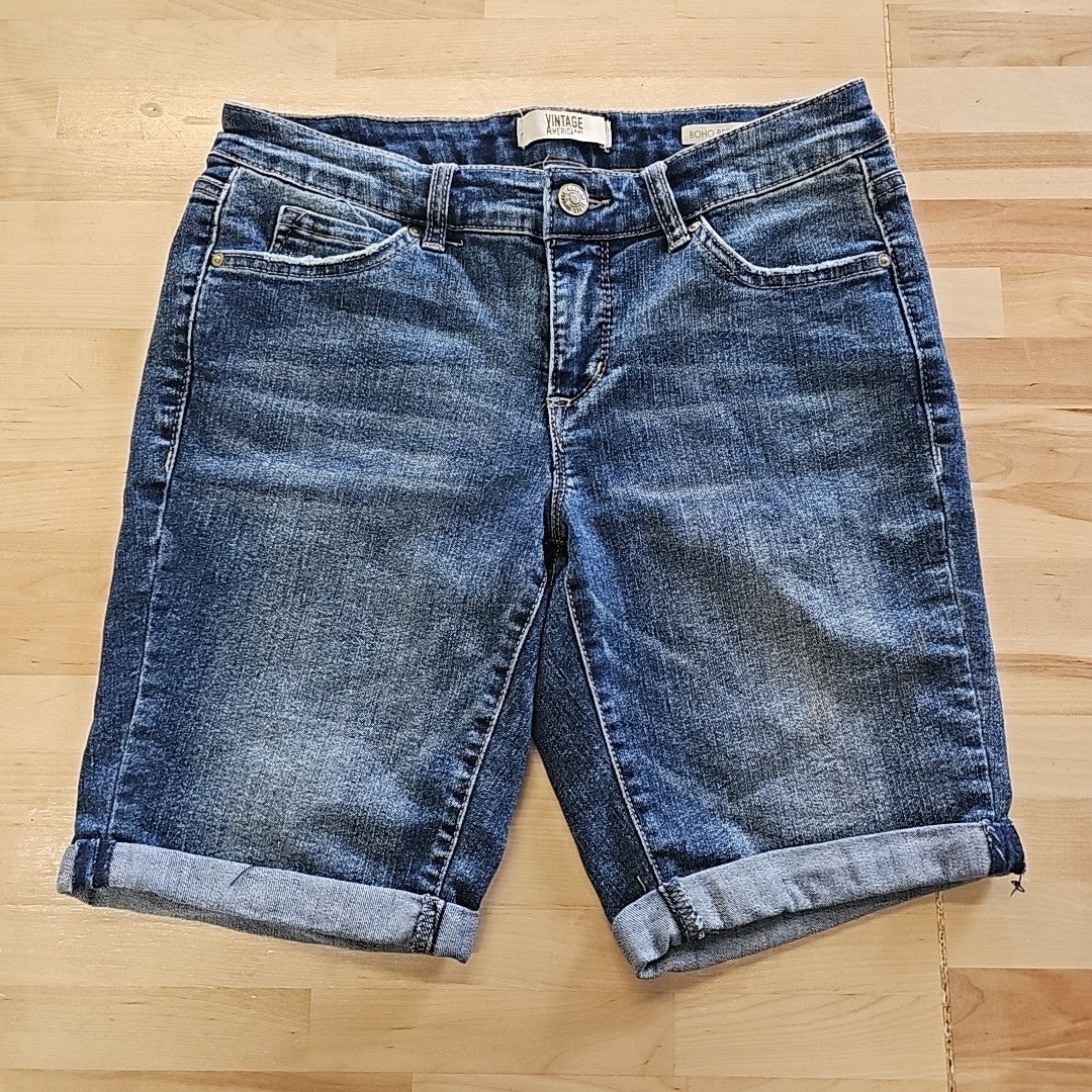 Vintage America Size 26 Denim Shorts