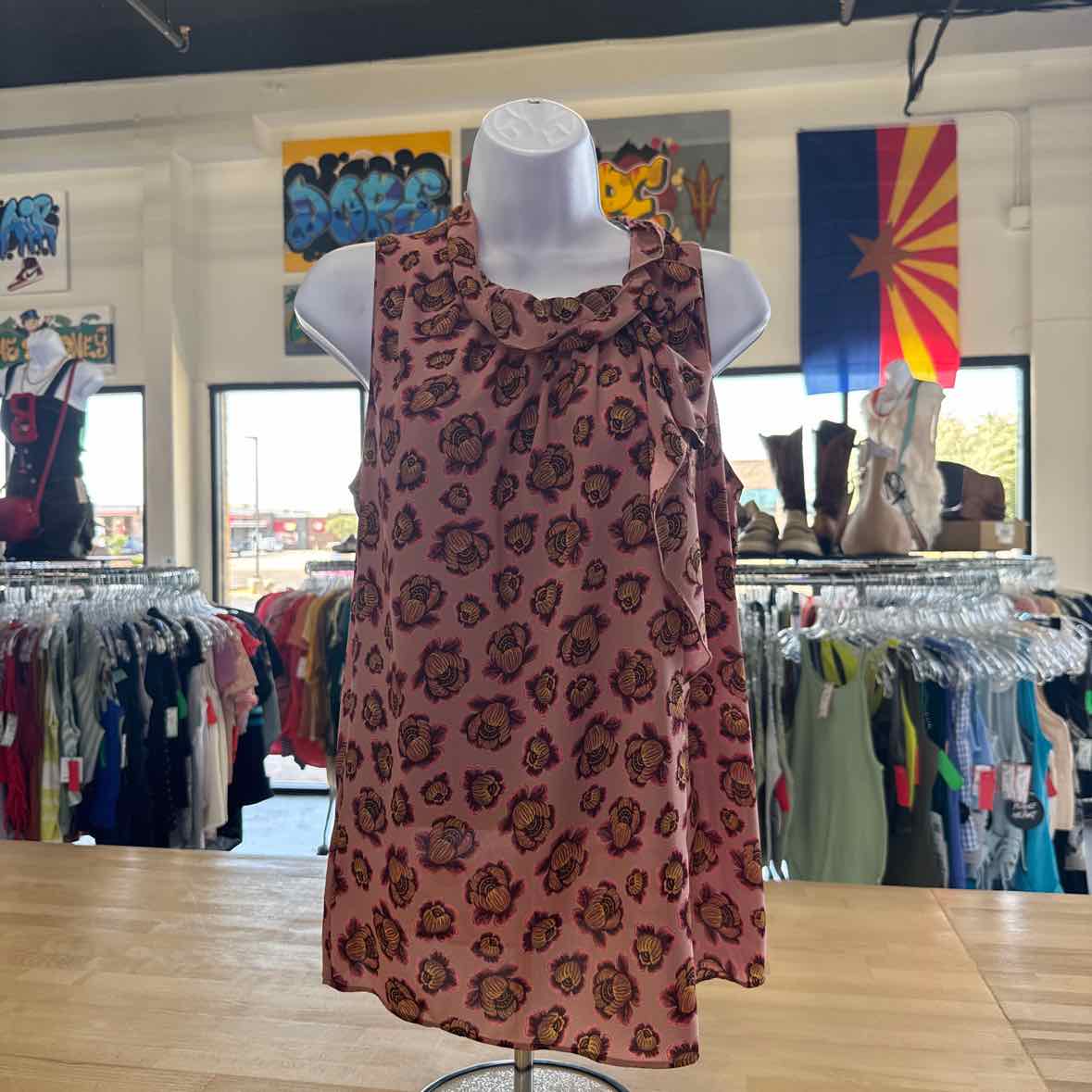 Ann Taylor Size S Pink Preloved Sleeveless