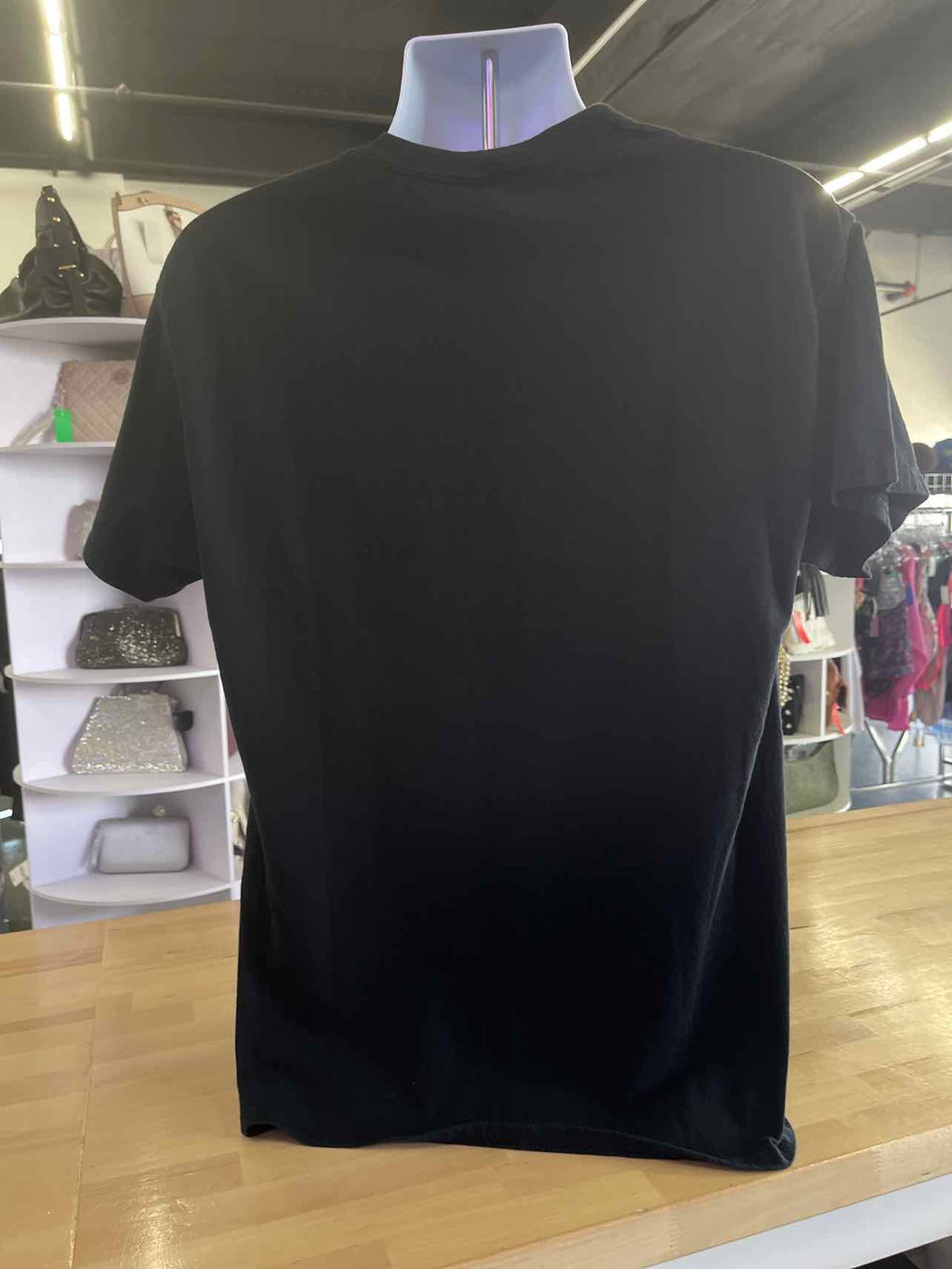 Gildan Size L Black Preloved MENS T-shirt