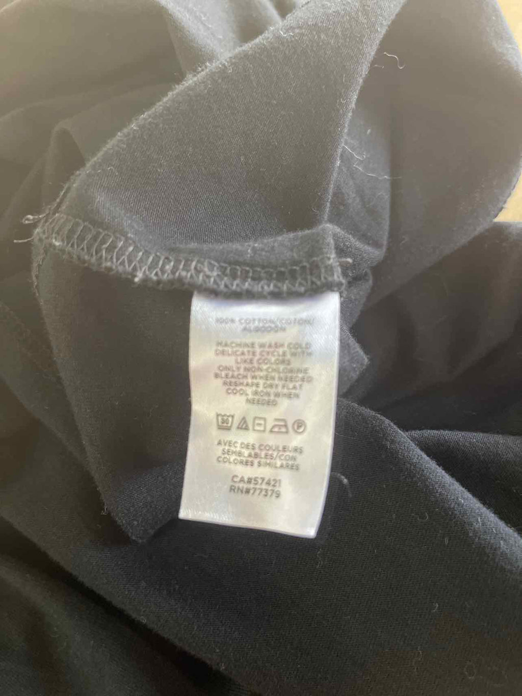 Ann Taylor Size XS Black Preloved T-Shirt SS