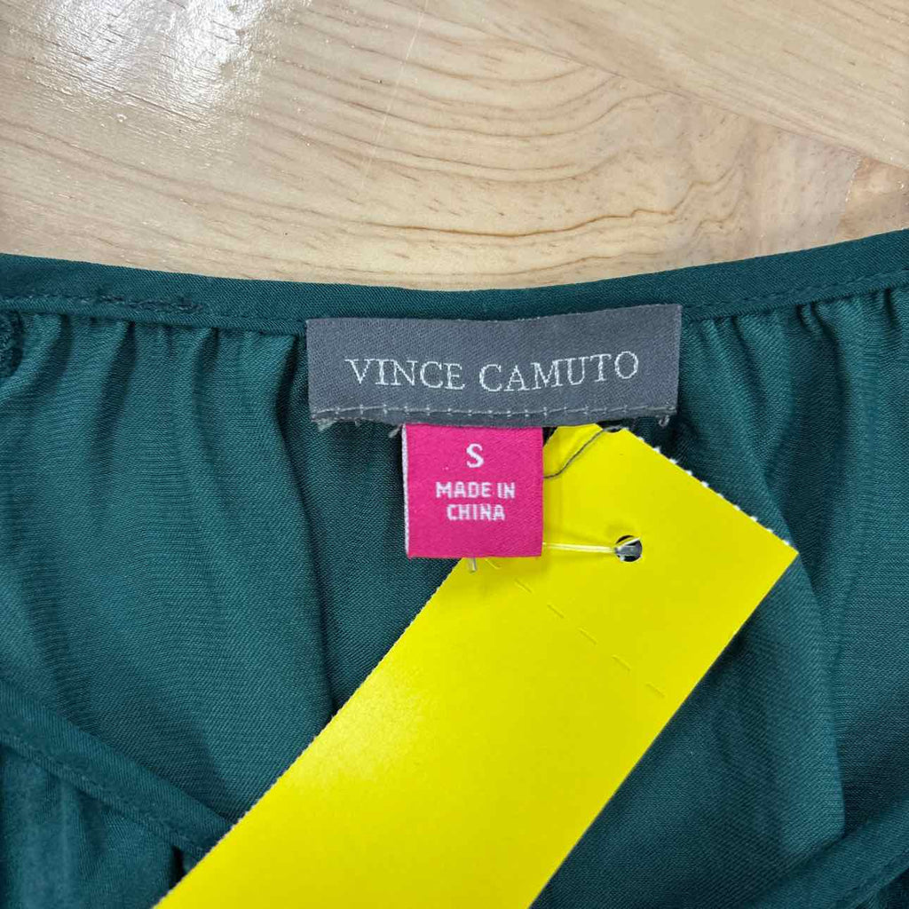 Vince Camuto Size S Green Preloved Blouse LS