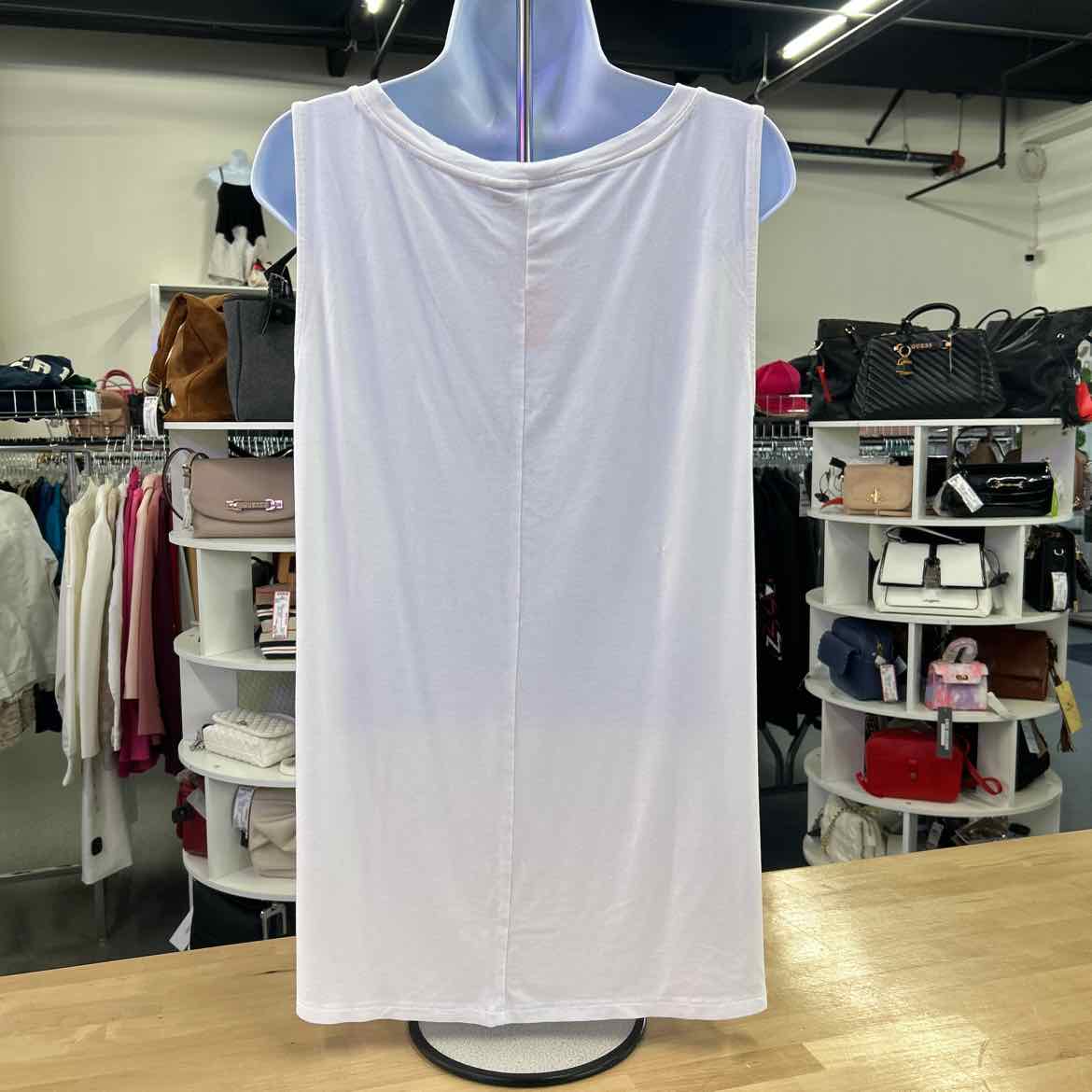 Style & Co. Size L White Preloved Sleeveless