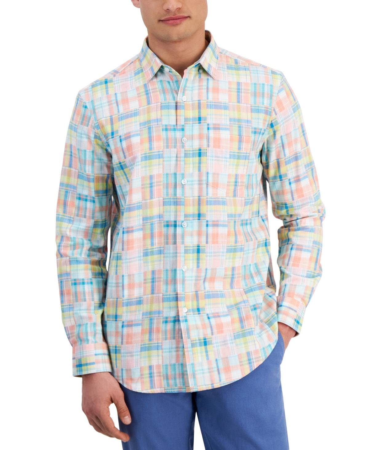 Club Room Size XL Multi color New MENS Button Down Shirt