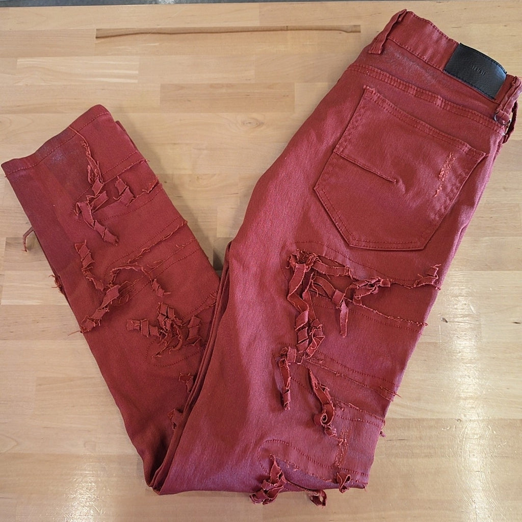 KDNK Size 32 Red MENS Jeans