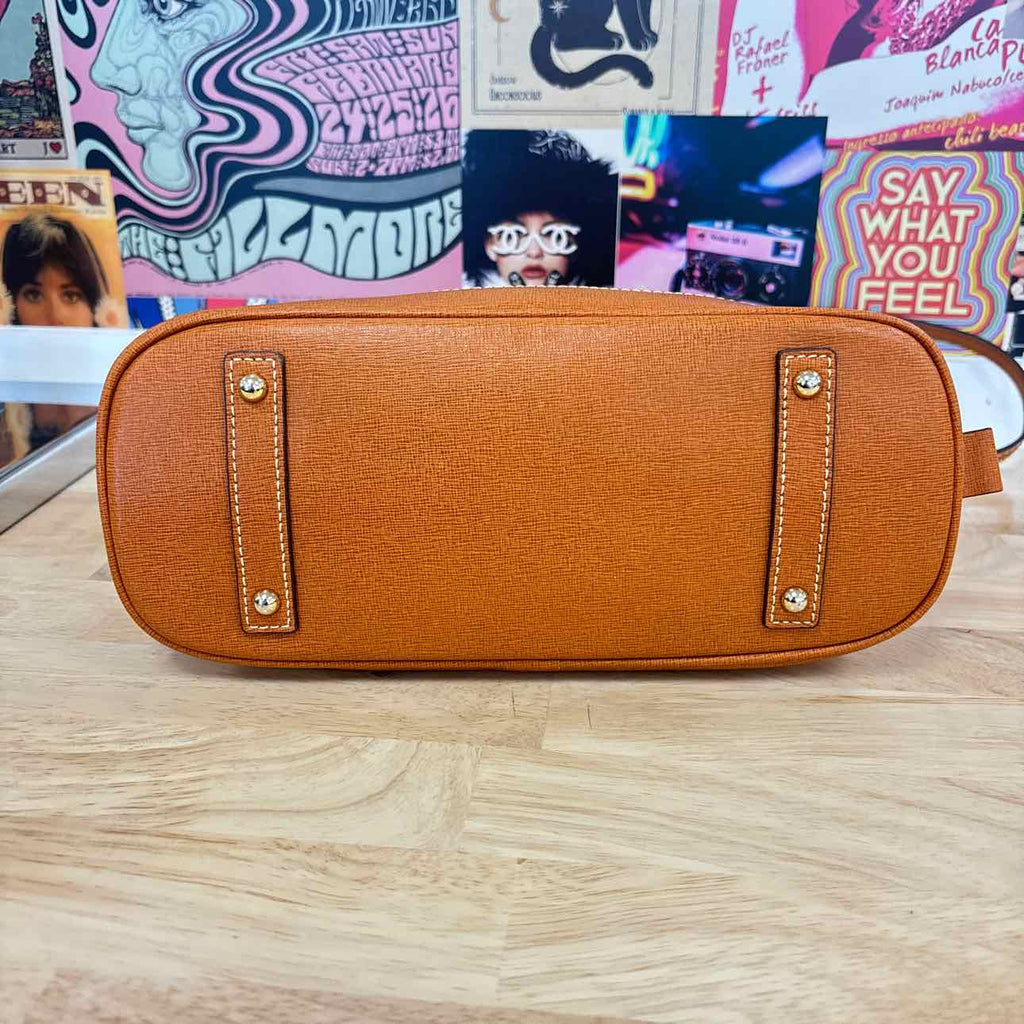 Dooney & Bourke Brown Leather Preloved Handbag