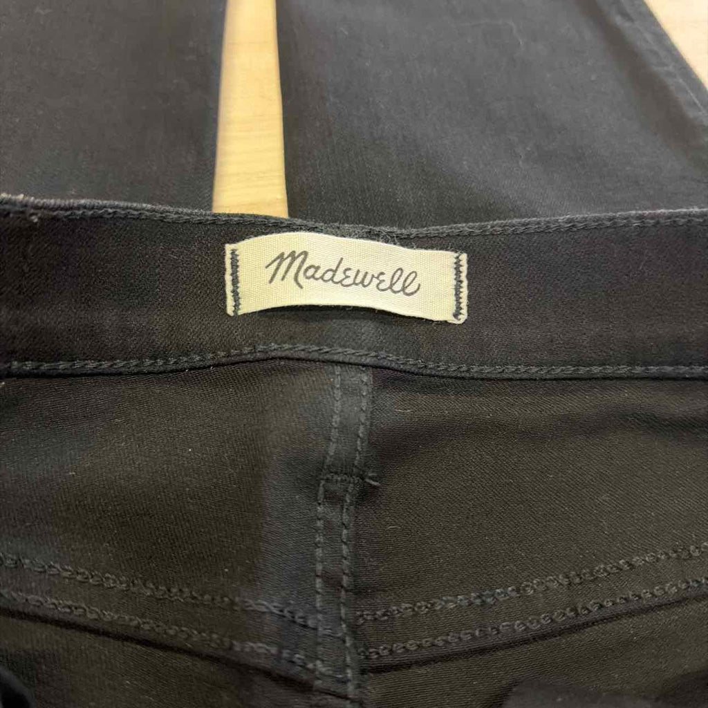 Madewell Size 28 Black Denim Preloved Pants