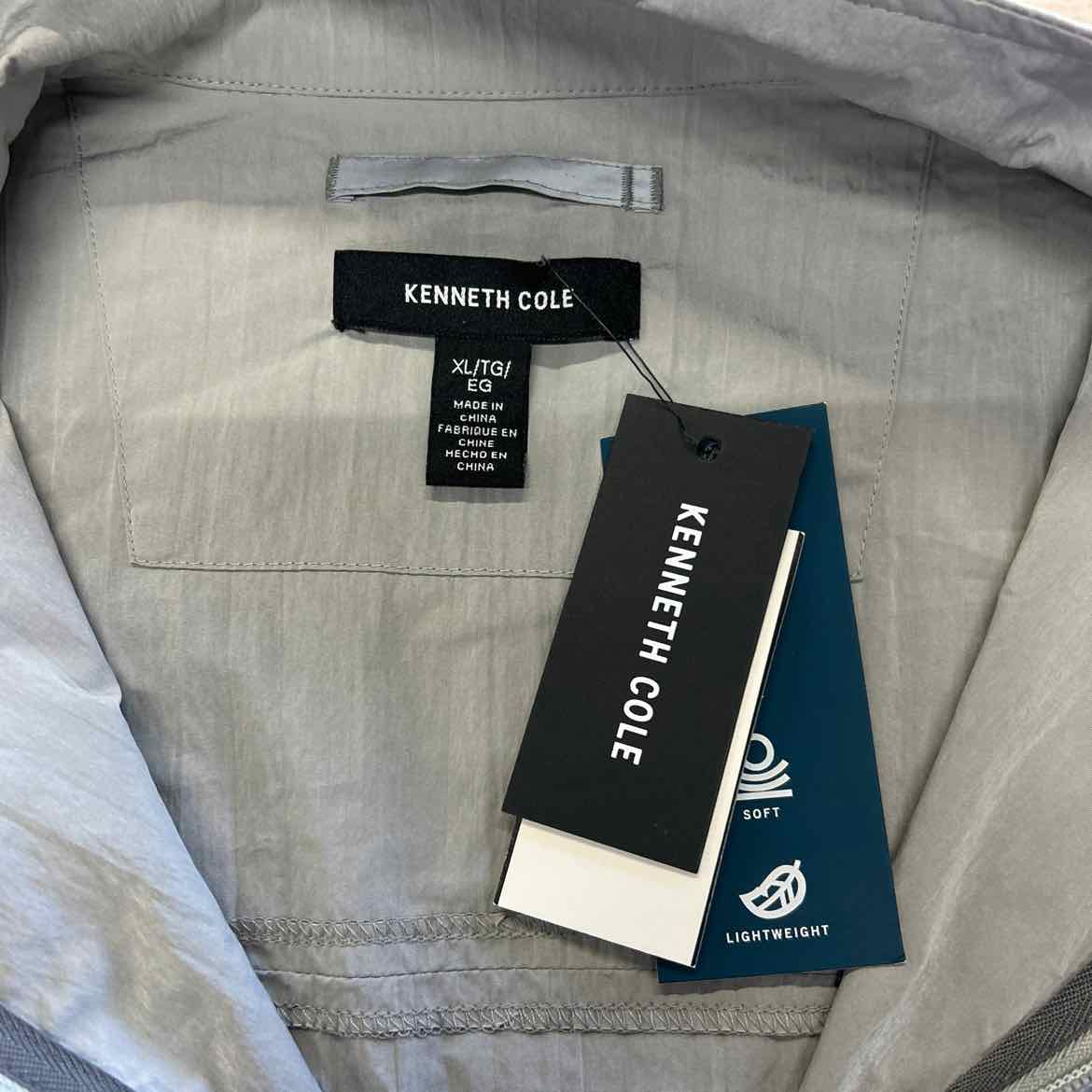 Kenneth Cole Size XL Gray MENS Jacket