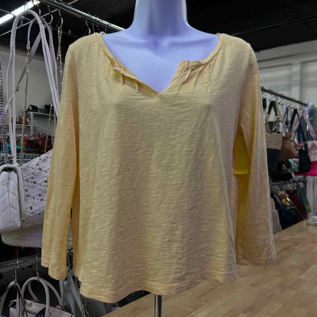 Talbots Size SP Yellow Blouse