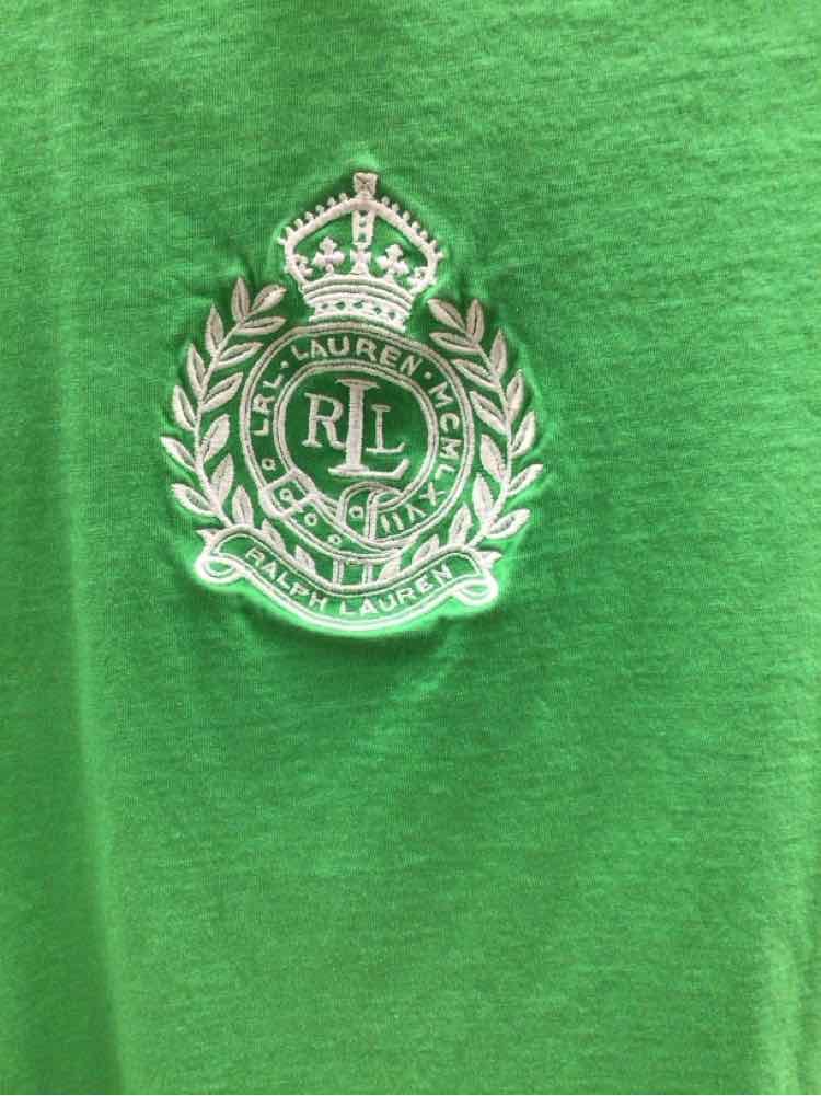 Ralph Lauren Size M Green Preloved T-Shirt SS