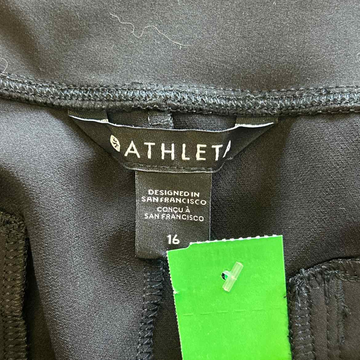 Athleta Size 16 Black Preloved Pants
