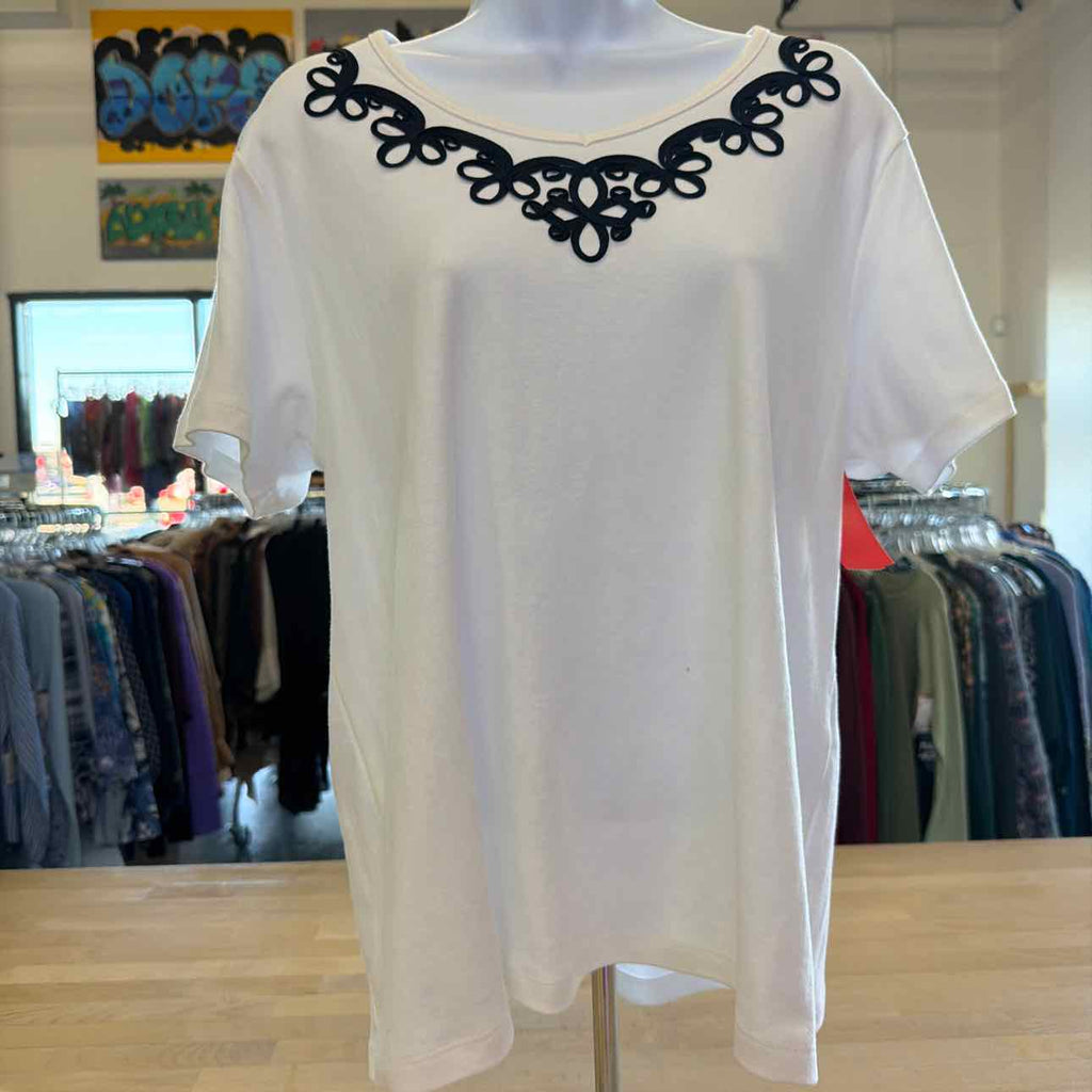 Alison Daley Size PL White Preloved Blouse