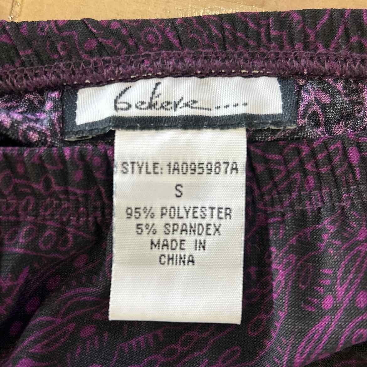 Believe Size S Purple Preloved Skirt