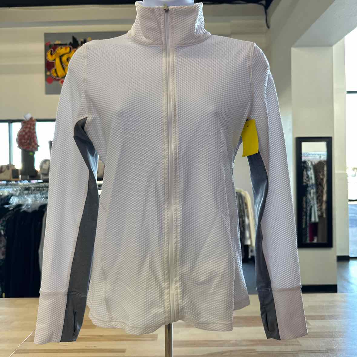 Calvin Klein Size S White Athletic Jacket