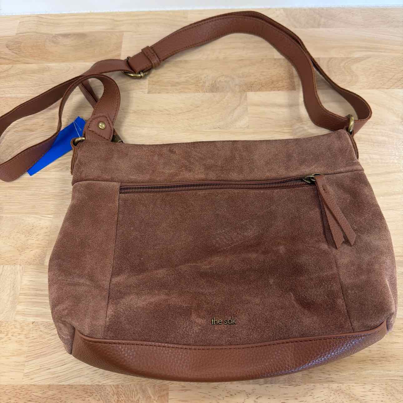 The Sak Brown Leather Preloved Handbag