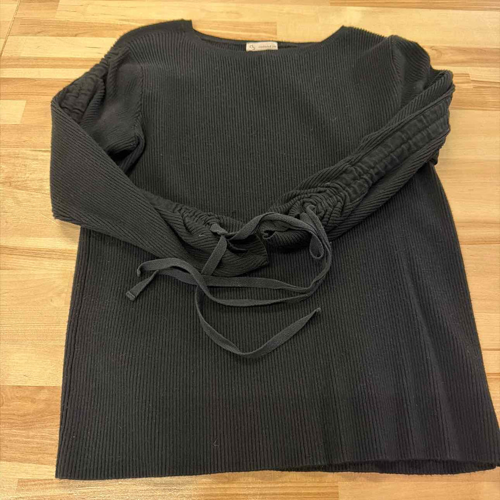 Dressbarn Size XL Black Used Knit Top