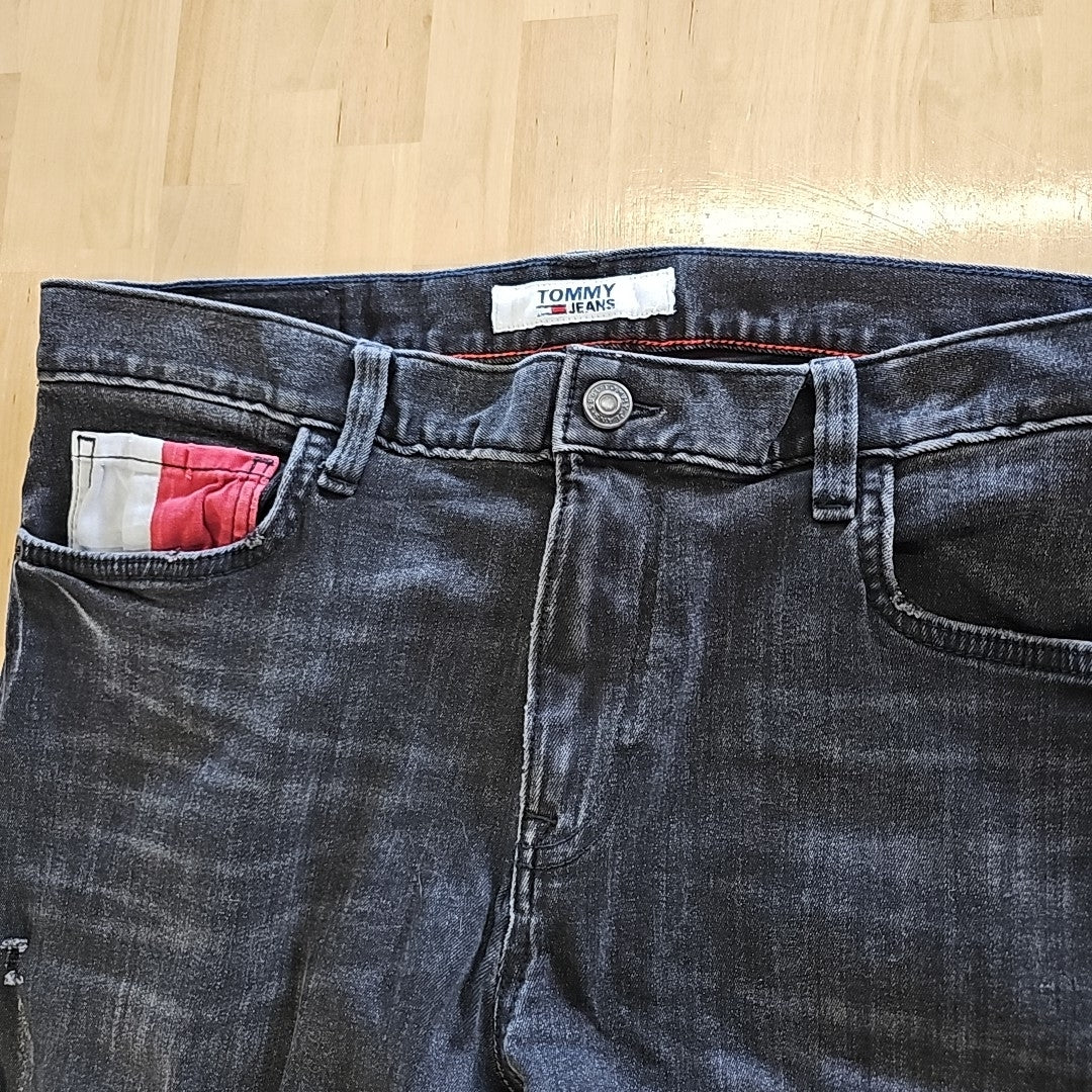 Tommy Hilfiger Size 35 Black MENS Jeans