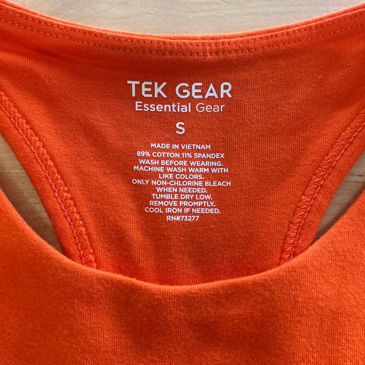 Tek gear Size S Orange New Tank