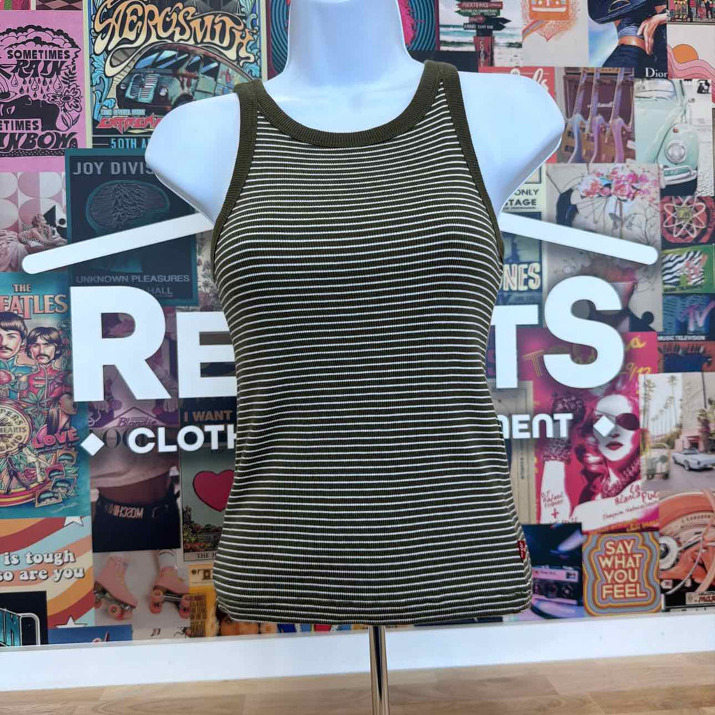 Levi's Size XS green white New Tank