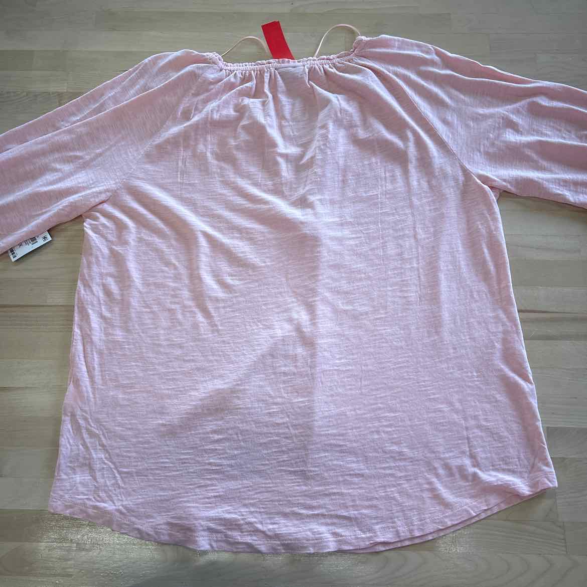 Style & Co Plus Size Solid Gathered V-Neck Top