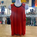 Rhone Size M Orange Preloved MENS Tank Top