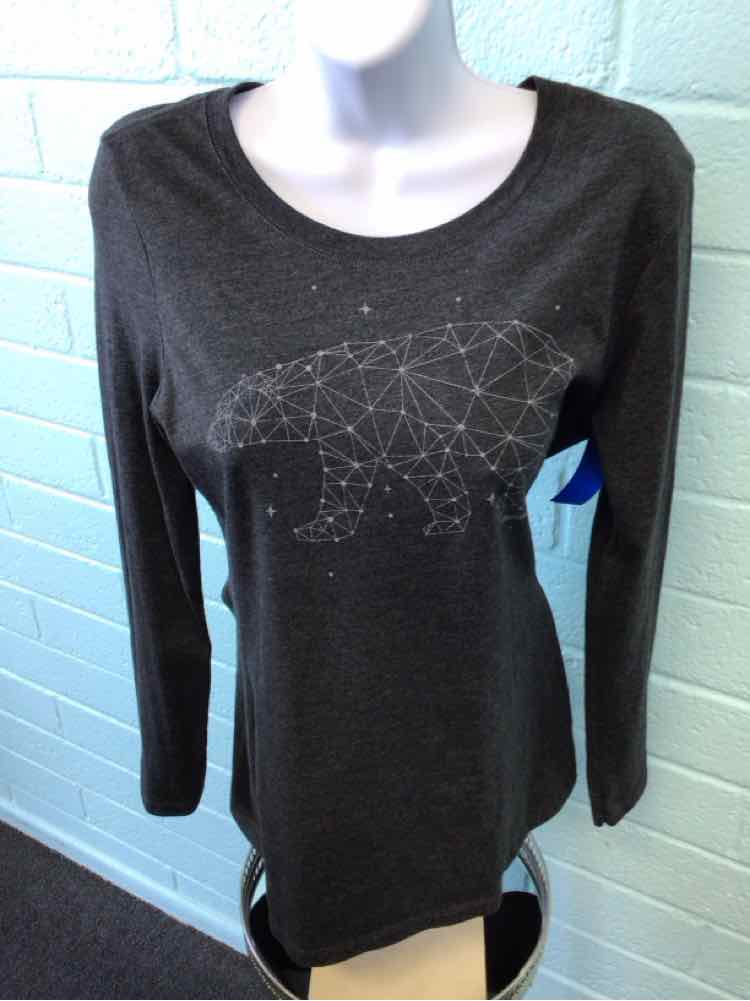 Eddie Bauer Size M Gray T-shirt