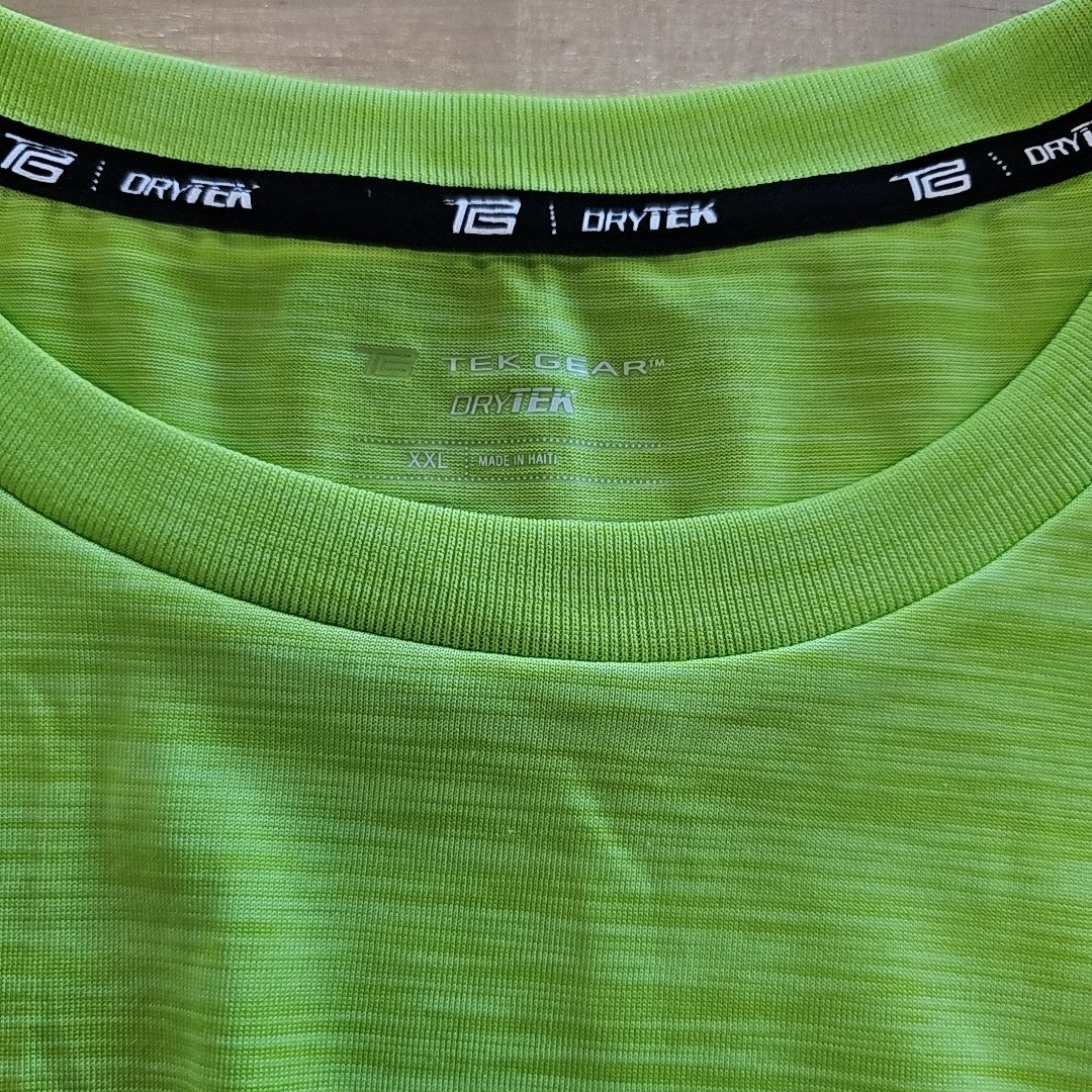Tek gear Size XXL Green MENS Athletic Tank