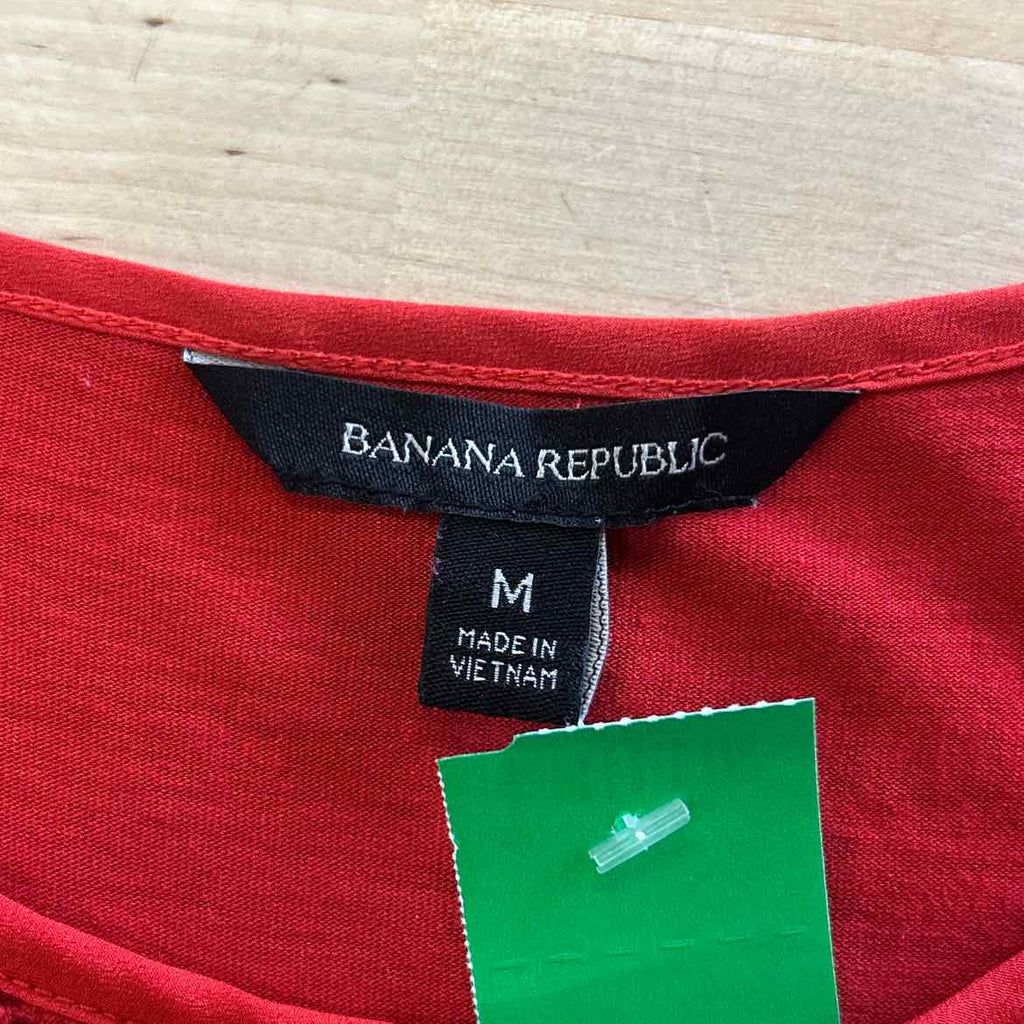 Banana Republic Size M Red Preloved Sleeveless