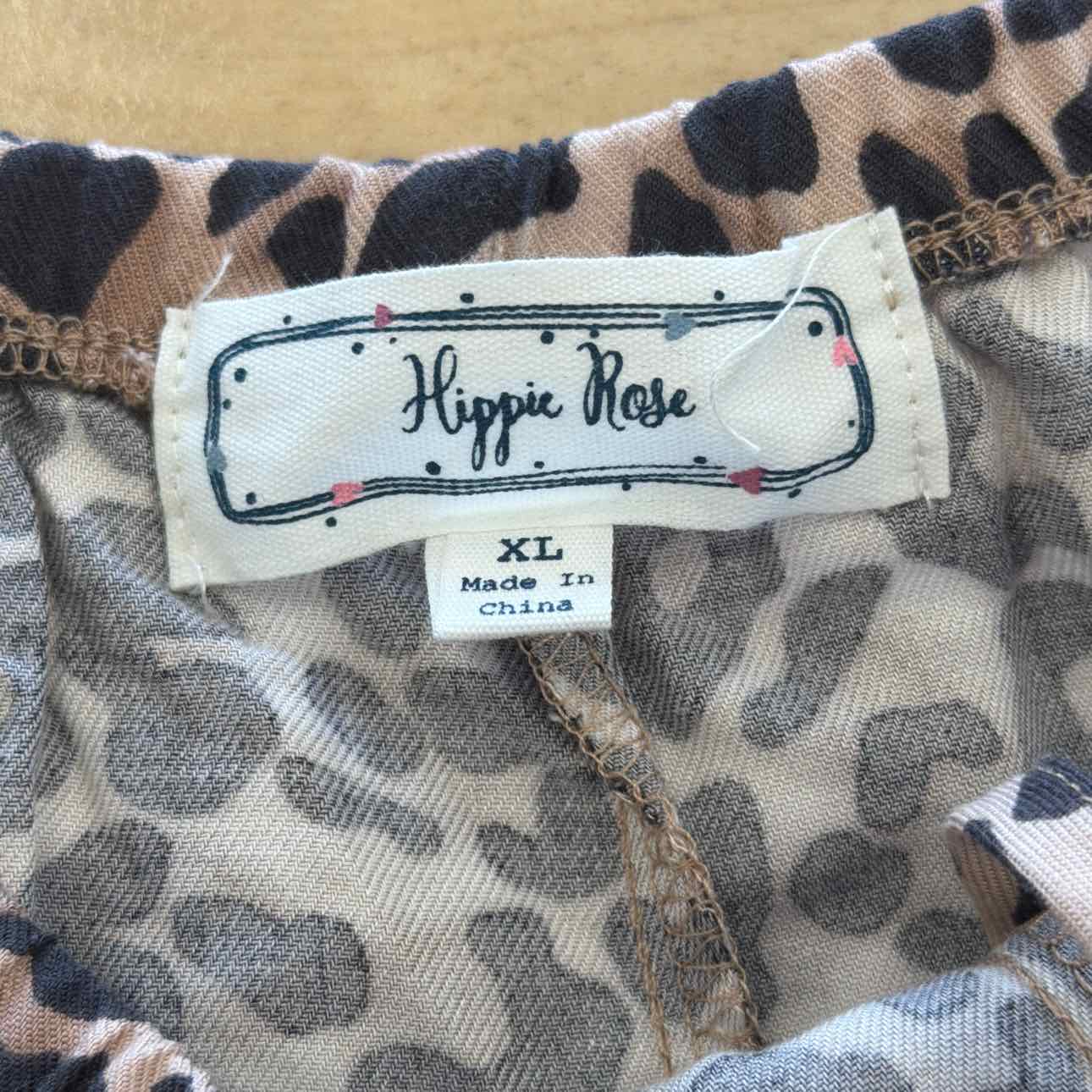 hippie rose Women Size XL Brown New Shorts  Leopard Pull-on Drawstring Shorts