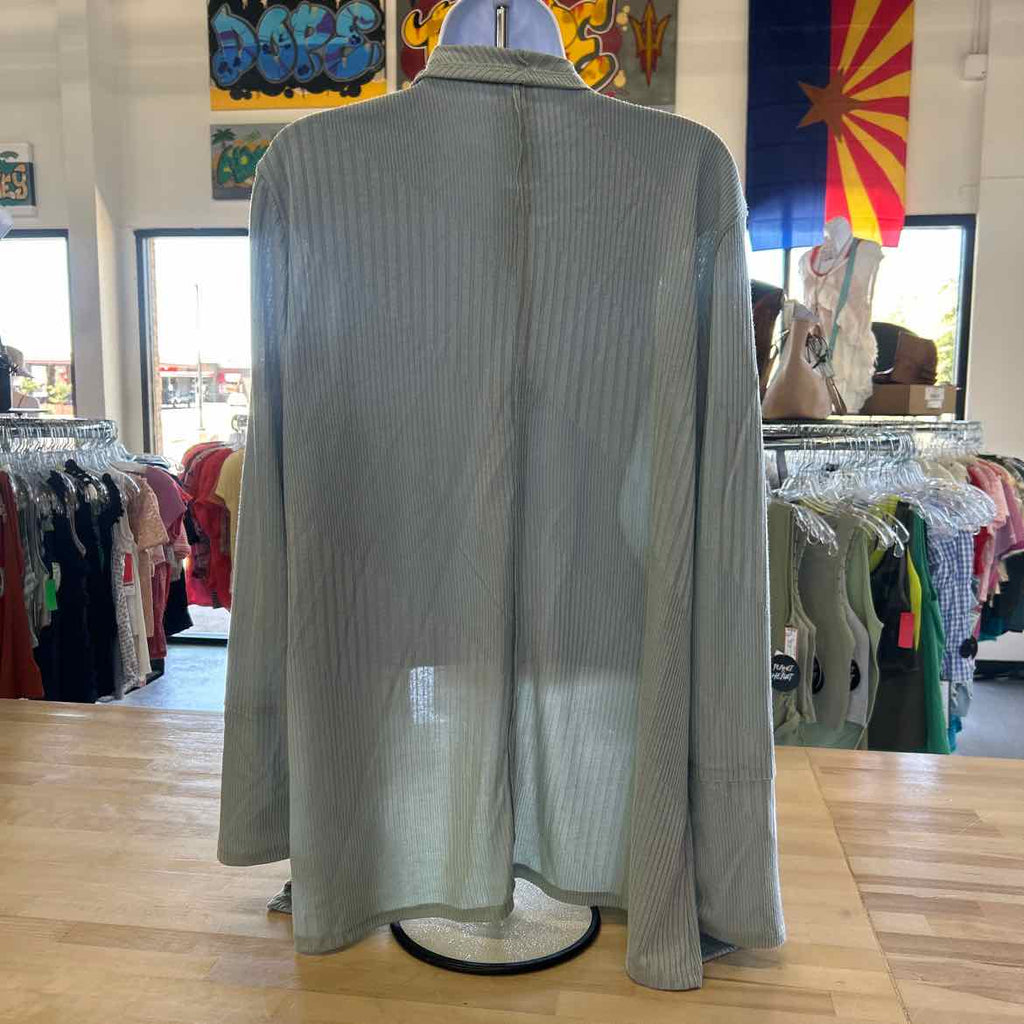 Maurices Size XL Blue Preloved Cardigan